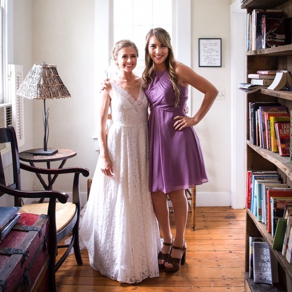 Azazie Adriana Wisteria Bridesmaid Dress - Picture 5 of 5